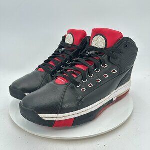 Nike Air Jordan Old School Men Size 13 317223-011 Black Red White Leather Shoes